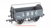 SB009V Kernow Models LBSC Diagram 1369 5 plank open wagon in LBSC Grey livery No. 4333